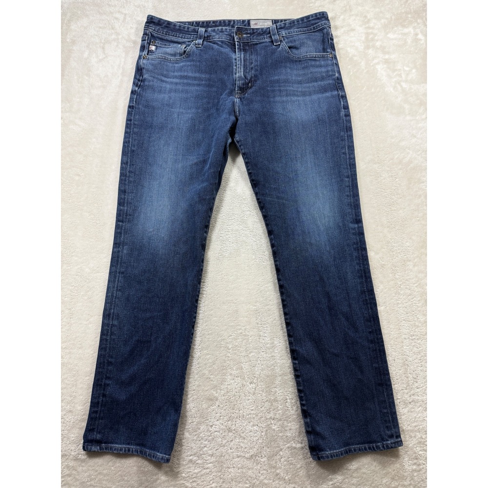 AG Adriano Goldschmied Mens Denim 360 Everett Blue Jeans 36x32 Meas: 37x31.5